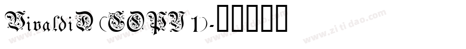 VivaldiD (COPY 1)字体转换